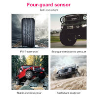 Sistema De Seguridad Automotriz TPMS Con Alarma De Presión De Neumáticos Solar Potenciado Monitor De Temperatura Ajustable 360° Para Coche - details 9