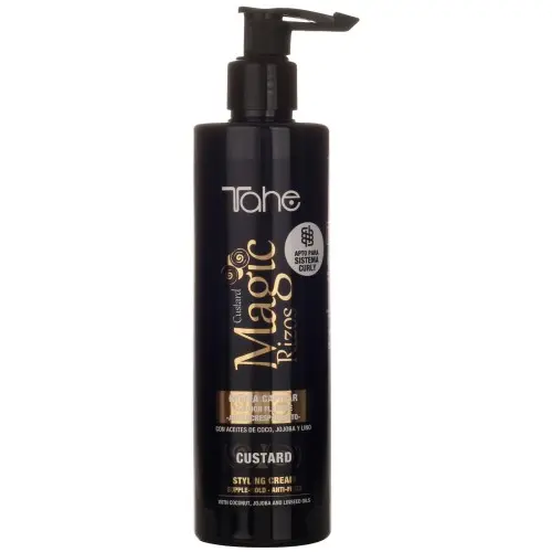 Tahe Magic Rizos Custard Crema Capilar Flexible Apto Método Curly - 1