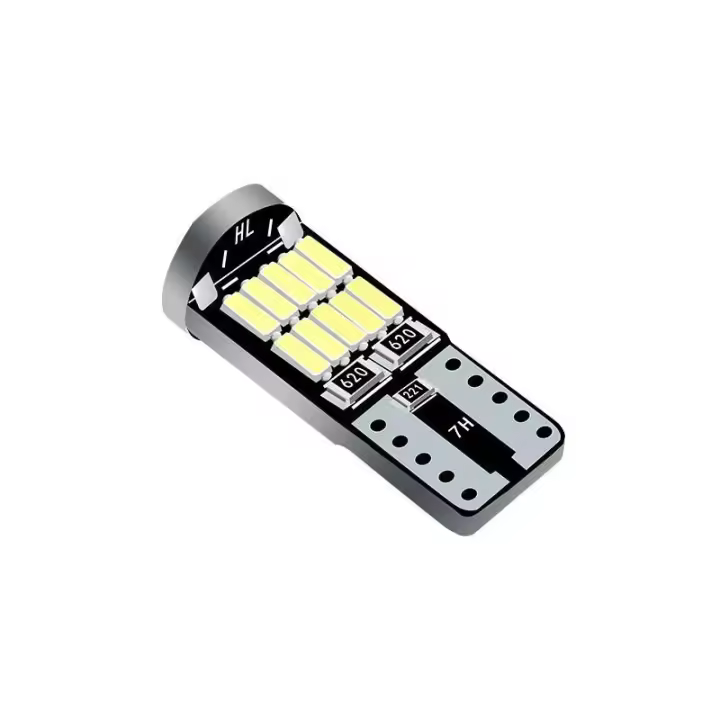10pcs T10 W5W 194 501 Lámpara LED Canbus Sin Error Para Iluminación Interior De Coche 26 SMD 4014 Chip Blanco Puro Luz De Instrumentos - 1
