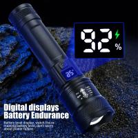 Linterna Telescopio LED Potente 9900LM Recargable USB Con Pantalla De Batería Luz Exterior Para Camping Pesca - details 6