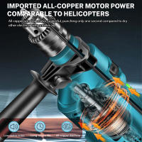 1500W Electric Drill Impact Drill Multi Functional Household Wood Metal Stone Cutting Off Household Wall Hole Drilling Tool - details 4