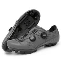 Zapatos De Ciclismo MTB Para Hombres Zapatillas De Motocicleta Con Cleat Zapatillas De Montaña Rastreadoras De Adultos Material Superior Sintético Suela De Nylon - details 1