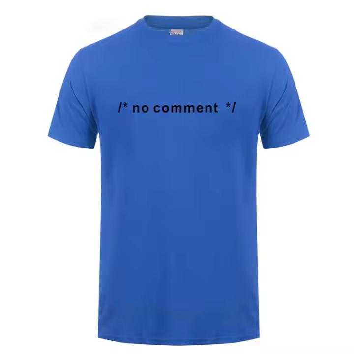 Camiseta De Algodón Para Hombre Con Diseño De Broma Geeks Y Codificación HTML CSS Para El Verano Camiseta Casual De Manga Corta Regalo Para Desarrolladores Sin Comentario - 1