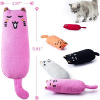 Juguete De Ratón De Algodón Para Gatos Con Sonido De Raspadura Juguete Para Morder Y Masticar Para Gatos Juguetes De Ratón De Algodón Para Gatos - details 3