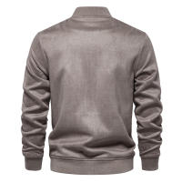 Chaqueta con cuello levantado para hombre, uniforme de béisbol informal, talla europea, ante nuevo, otoño e invierno, 2024 - details 3