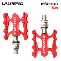 Pedal De Bicicleta Litepro Ultraligero Con Solución Rápida De Aluminio Para Brompton Pedal Plegable Antideslizante Para Mountain Bikes Road Bicycles Y BMX - details 1