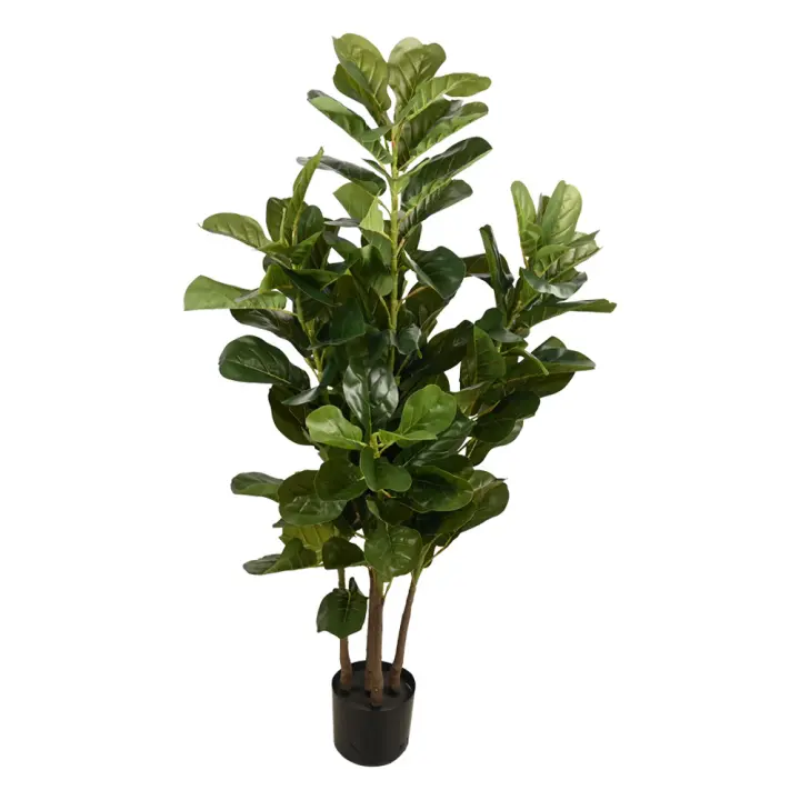 Poenia Arte Floral - Árbol Artificial Ficus Lyrata en Maceta 152cm - REF 630786 - Decoración Realista - 1
