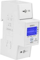 Medidor de Energía monofásico de 5-80 A, 230 V, 50Hz, contador de Energía monofásico con retroiluminación LCD, medidor de kWh con montaje en Riel DIN DDS015, medidor de vaciones y kWh (230 V, 5-80 A, 50Hz) - details 0