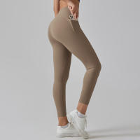 Leggings Para Mujer Con Bolsillos Pantalones De Yoga Para Gimnasio Deporte Fitness De Cintura Alta Control De Abdomen Para Correr Entrenamiento - details 26