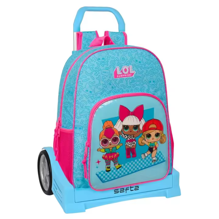 Mochila con Carro Evolution Lol Surprise! "Divas" 33X42X14Cm (Safta 612420860) - 1