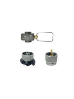 Adaptador De Convertidor De Gas Butano Para Camping Tanque Interchangeable Ahorro De Gas Shifter Refill Adaptador Plano Material De MetalTitanio - details 5