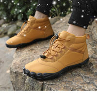 Botas De Nieve Para Hombres Y Mujeres Zapatos De Invierno Botas De Tobillo Con Cierre Elástico Lining De Pelo Completo Resistente Al Agua Para Actividades Al Aire Libre - details 2