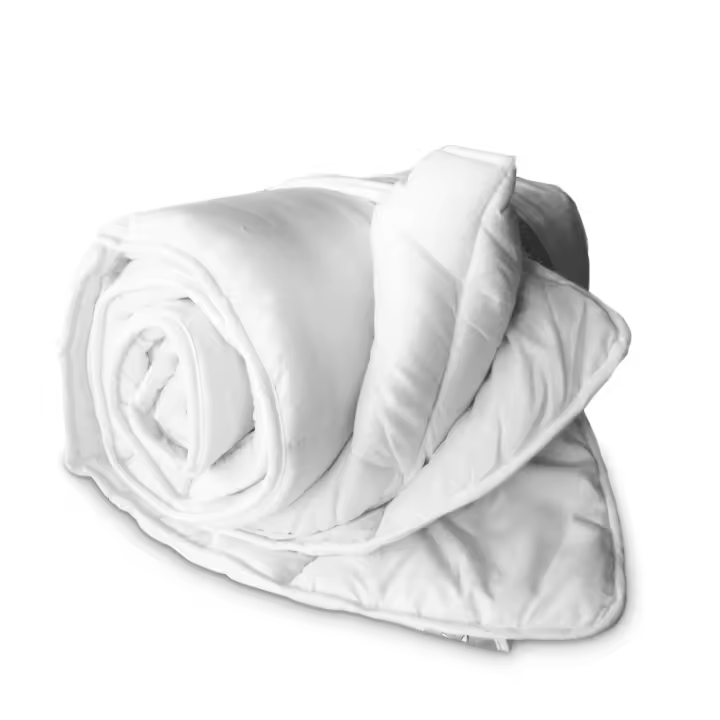 Relleno Nórdico 350gr BURRITO BLANCO | Fibra Hueca Premium para Cama 90/150cm | Suave y Cálido | Microfibra Lavable - 1
