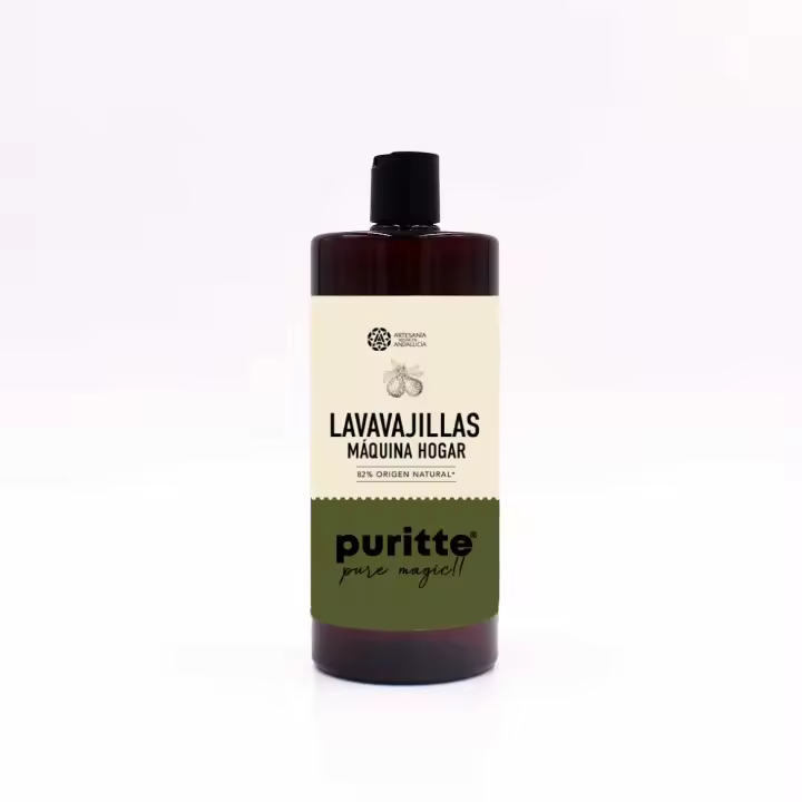 Lavavajillas Máquina Natural Puritte - Eficacia y Cuidado Natural (1 Litro) - 1