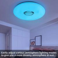 Lámpara De Techo LED RGB Bluetooth Compatible Regulable Para Decoración Del Hogar 2800K-6500K Para Dormitorio Y Sala De Estar - details 0