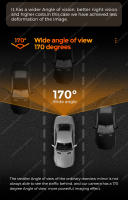Cámara De Retrovisión Navifly 1080P Nítida Visión Nocturna 170° Ángulo Amplio Impermeable Para Cualquier Coche - details 8