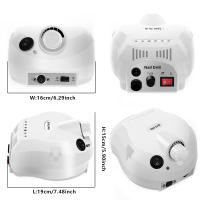 LULAA Máquina De Uñas Eléctrica Para Manicura Conjunto De Taladro Y Cortadores Para Uñas De Acrylico Herramientas De Pedicura Eléctrica - details 12