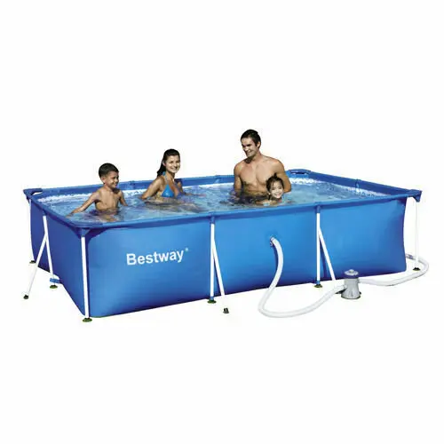 Piscina Rectangular Con Depuradora 300x200x66 cm. - 1