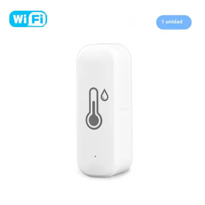 Sensor De Temperatura Y Humedad Inteligente Tuya Zigbee/Wifi Batería Poderada Termostato APP Seguridad Inteligente Compatible Con Google Home - 1
