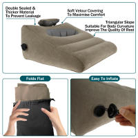 Almohada De Viaje Inflable Wedge Soporte Lumbar Y Cuerpo Almohada De Pies Elevador Multifuncional Para Yoga Y Descanso En Viajes Fabricada Con Tela De Poliéster Y PVC - details 7