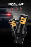 2pcs Lámpara De Freno Y Luz Inversa LED T20 7334 Amarilla 12V Para Coche Universal Lámpara De Señal Roja W21W 7440 - details 0
