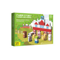 Juego De Bloques Magnéticos 3D Para Niños Y Niñas Modelo Arquitectónico DIY Juguetes STEM Regalos De Navidad Con 54-150 Piezas - details 17