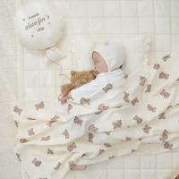 SPEIRA Manta de Gasa de Oso para Bebe, Manta de Diseños animados para niños, Manta para dormir la siesta - details 1