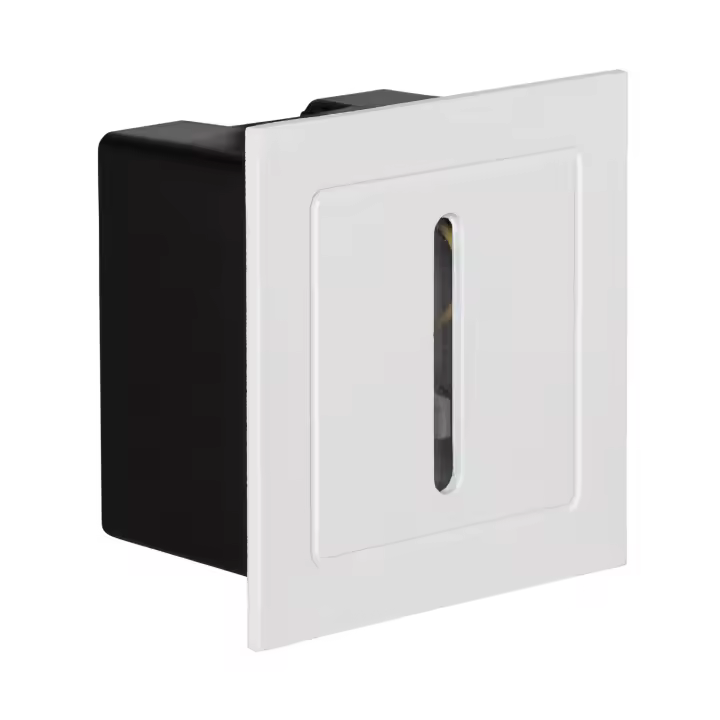 Ledkia Baliza Exterior LED 1W Empotrable Pared Blanco Lineal Wabi - 1