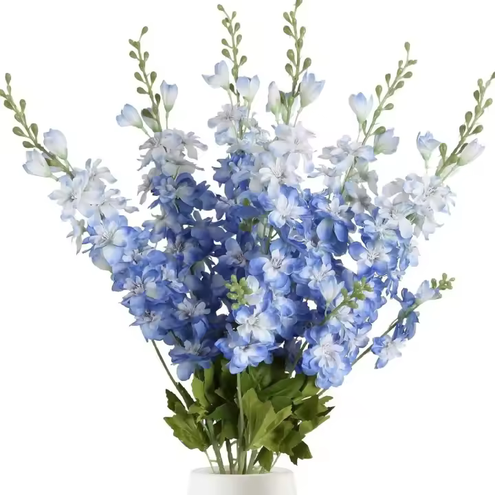Decoración De Boda Con Flores Artificiales Rosas Y Hierba Falso Lágrima Para Jardín Exterior Adorno Para Pared Y Coronas De Flores En Vaso - 1