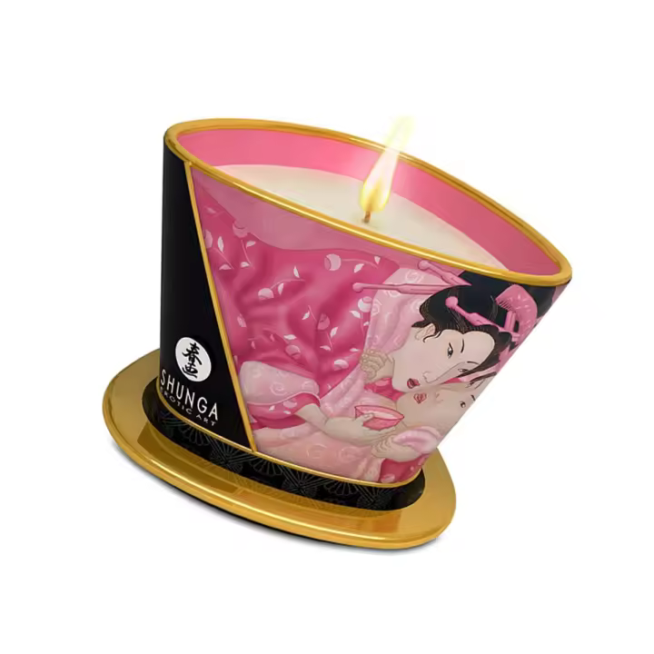 Belover Vela de Masaje Rosas Afrodisíacas 170 Ml Shunga - 1