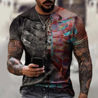 Camiseta De Terror Con Esqueleto 3D Para Hombres Y Mujeres Moda Oversize Manga Corta Camisetas De Calle Para Niños Ropa Top - details 14