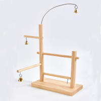 Estante De Madera Para Pájaros Juguete Interactivo Para Periquito Estación De Entretención Y Entrenamiento Para Pájaros - details 4