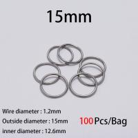 Anillos De Salto Abiertos De Acero Inoxidable 100-200pcs 3-15mm Para Fabricación De Joyas DIY Accesorios De Conexión - details 22