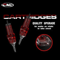 20PCS Agujas De Tatuaje CNC RS De 0.3MM Con Carcasa De Seguridad Desechable Para Artistas De Tatuaje Transparente Rojo - details 7