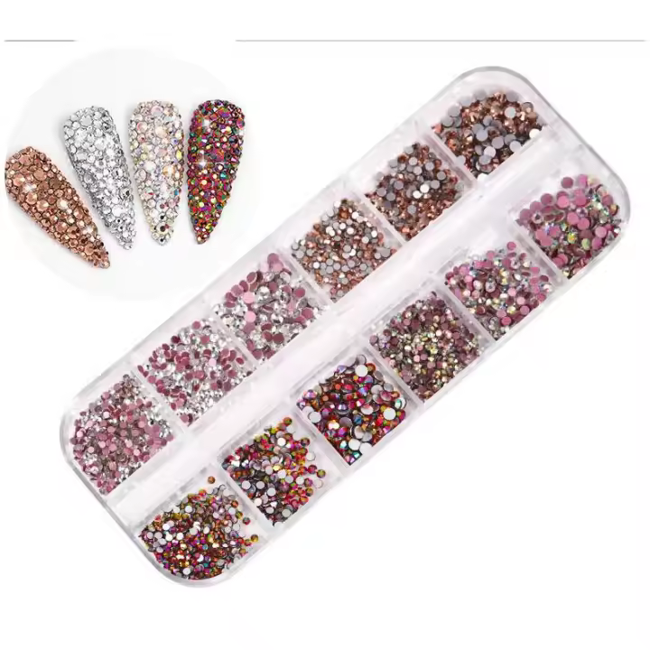1440pzs Pedreria Cristal Para Uñas Decoración - 1