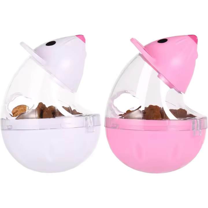Tienda BIT 2 piezas de juguetes para Gatos, pelota de aperitivo, juguetes de Inteligencia para Gatos, Bola de comida para Gatos, dispensador de comida para Gatos, Juguetes para juguetes Interactivos para Gatos (color aleatorio) - 1