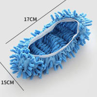 Cubiertas Para Zapatos Multi Función Limpiador De Piso Microfibra Lavable Calzado Con Mopa Y Aspiradora Cubierta Para Pies - details 2