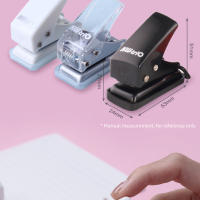 Mini Prensa De Agujeros Anillo Portátil Kawaii Para Papel Oficina Escuela Suministros De Encuadernación Estación De Trabajo - details 3
