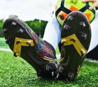 Botas de fútbol profesionales para hombres y niños, botas de fútbol para césped, zapatos de entrenamiento deportivo de fútbol para niños - details 4