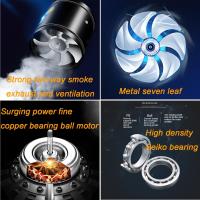 Mudo, ventilador de ventilación de baño,Ventilador Extractor de humos,Varios tamaños de Potencia disponibles - details 1
