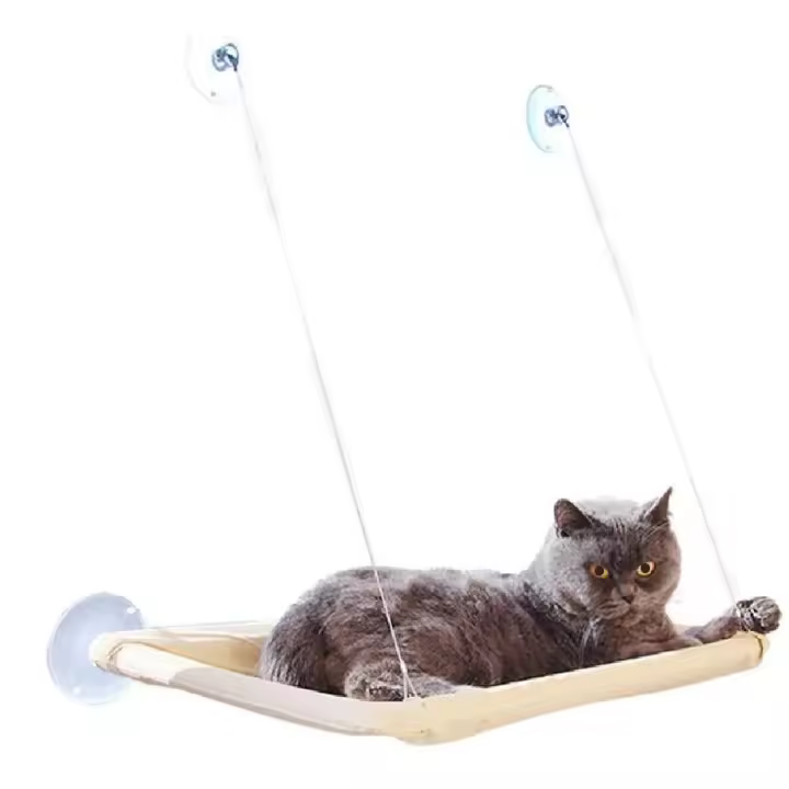 Cats Window Lounger Cat Hammock + Cat Blanket, Sunbathing Cat Bed Pet Bed for Pet Cat Small Dog Rabbit or Other Small Animals - 1
