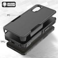Funda De Armadura Doble Capa Para Samsung Galaxy X Cover 7/Xcover 7 TPU/PC Resistente Al Choque Antideslizante Protectora 2en1 - details 4