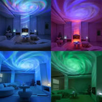 Proyector De Galaxia Colorida LED Para Decoración De Habitaciones Y Fiestas Navideñas Luz Nocturna USB Incluida - details 4