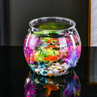 Tanque De Peces De Plástico Transparente Y Fracturante Decoración De Escritorio En Forma De Bola Disponible En Dos Tamaños Sin Borras Multipropósito Para Decoración De Hogar Y Escritorio - details 2