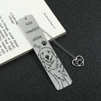 Marcador De Libro Para Perros Y Gatos De Acero Inoxidable Geométrico Sencillo Y Adecuado Para El Aprendizaje La Oficina Y La Lectura - details 10