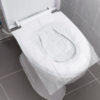 Cubiertas De Asiento Toilette Desechables 50/30/10PCS Viaje Camping Hotel Baño Degradable Impermeable Accesorios De Papel - details 2