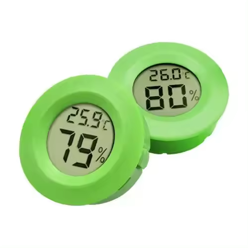 Mini Termómetro Digital Con Pantalla LCD Medidor De Temperatura Y Humedad Para Nevera Y Congelador Rango -50~ +70°C Sensor Detector De Temperatura Y Humedad 1PC - 1