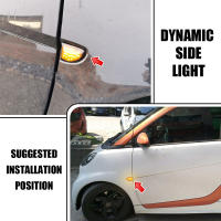 Lámparas De Señalización De Espejo Lateral Dinámicas Para Smart Fortwo 451 MK1 MKII 2007-2015 Accesorios LED Negros T10 Interface - details 2
