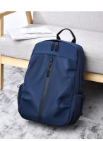 Mochila Universitaria Clásica Versátil De Color Sólido Para Hombres Y Mujeres Con Gran Capacidad Bolsa De Hombro - details 21