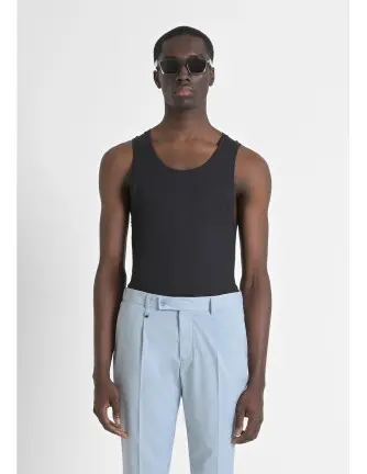 Camiseta Antony Morato negra canale tira - 1